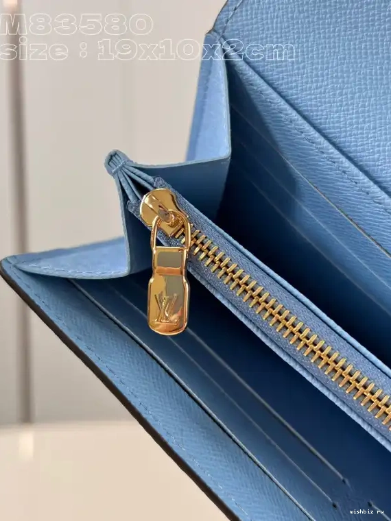 WIS Louis SARAH WALLET-19*10.5*2cm Vuitton 0611
